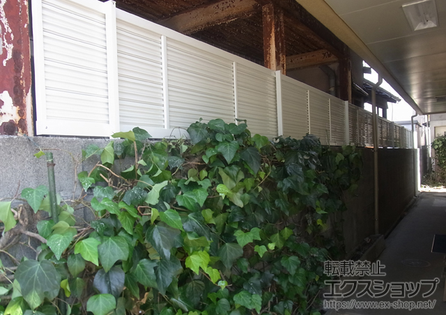 福岡県久留米市ののフェンス・柵 シャレオR5型フェンス フリーポールタイプ 施工例