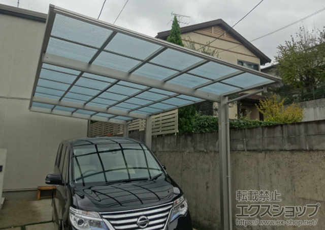 福岡県福岡市ののカーポート エフルージュグラン 延長　積雪〜20cm対応 施工例