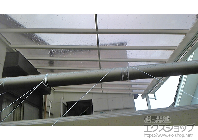 兵庫県三田市ののバルコニー・ベランダ屋根 ヴェクターテラス F型 テラスタイプ 単体 積雪〜20cm対応 施工例