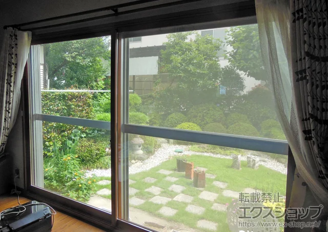 埼玉県吉川市のの内窓（二重窓・二重サッシ） インプラス(ダストバリア)引き違い窓2枚建て 施工例