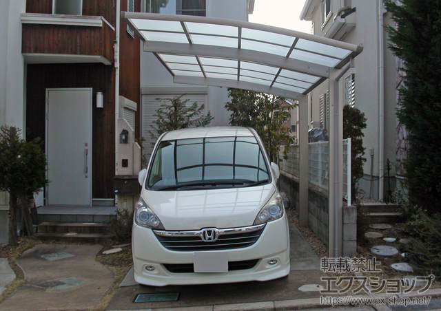 兵庫県三田市ののカーポート プレシオスポート 積雪〜20cm対応 施工例