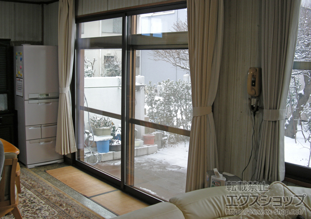 埼玉県東松山市のの二重窓（内窓） インプラス ダストバリア仕様 引違い窓 施工例