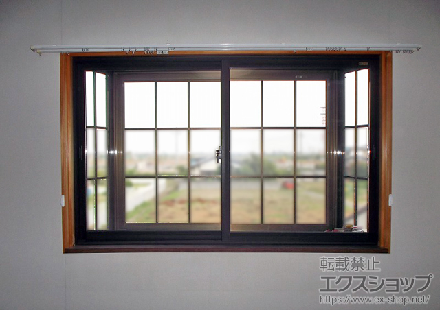 埼玉県越谷市のの二重窓（内窓） インプラス(ダストバリア)引違い窓2枚建て 施工例