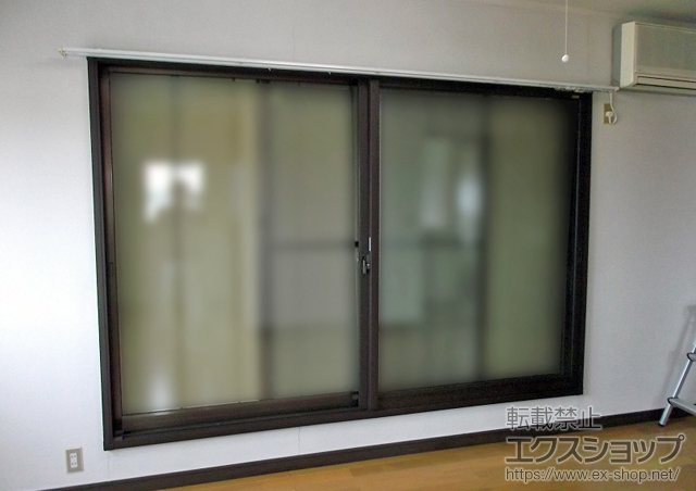 埼玉県越谷市のの二重窓（内窓） インプラス(ダストバリア)引違い窓2枚建て 施工例