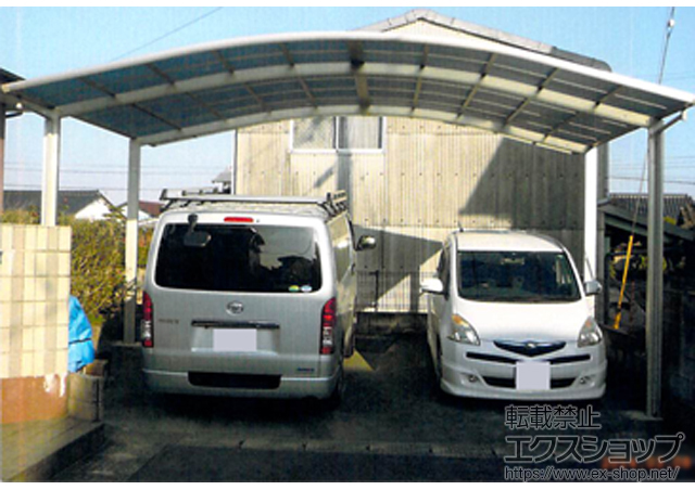 福岡県朝倉郡筑前町ののカーポート レイナツインポートグラン　積雪〜20cm対応 施工例