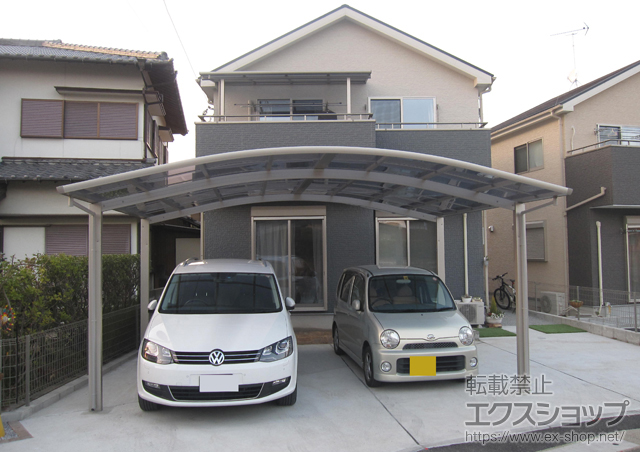 福岡県糟屋郡志免町ののカーポート レイナツインポートグラン　積雪〜20cm対応 施工例