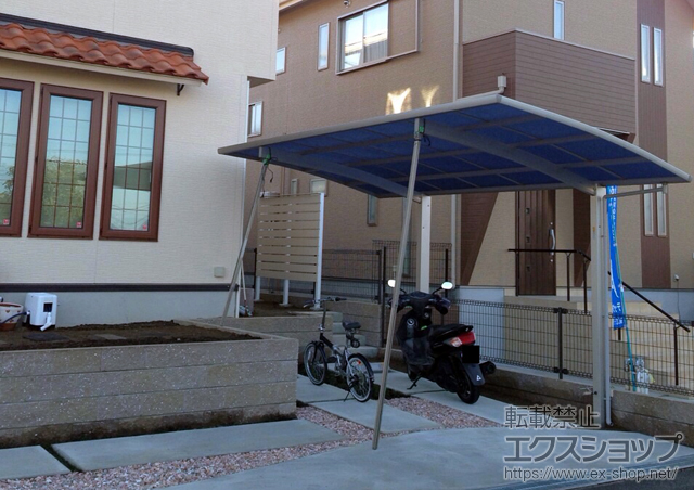 兵庫県川西市ののカーポート プレシオスポート 積雪〜20cm対応 施工例