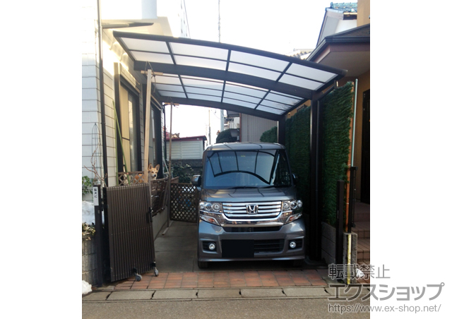 千葉県柏市ののカーポート プレシオスポート 積雪〜20cm対応 施工例