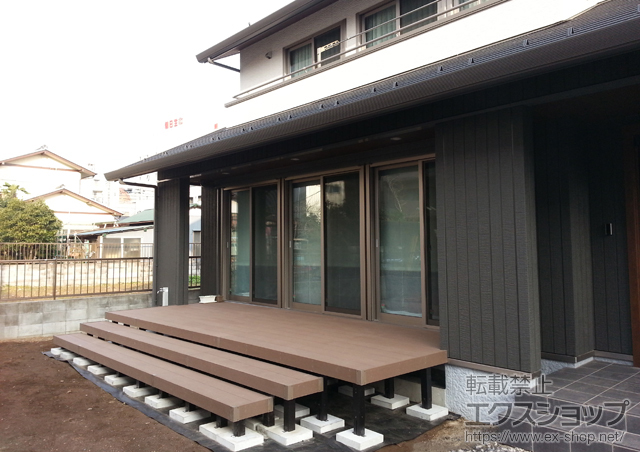 埼玉県川越市ののウッドデッキ リウッドデッキ 200 施工例