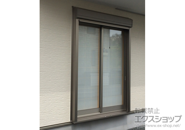 京都府綴喜郡宇治田原町のLIXIL リクシル（トステム）の窓シャッター リフォームシャッター イタリヤ 手動式 施工例