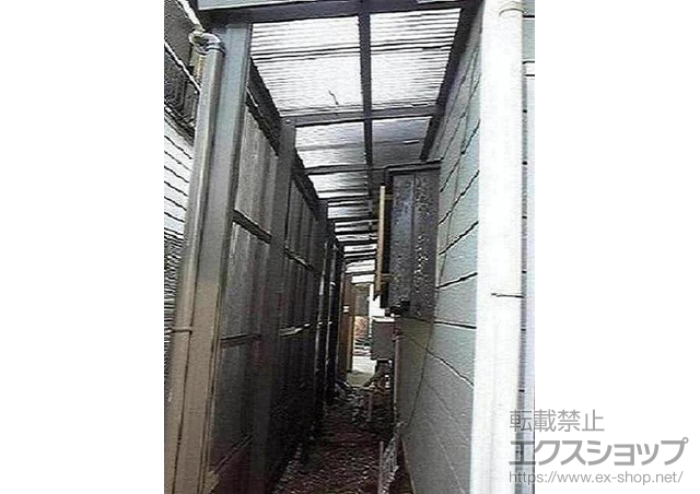 千葉県八街市のLIXIL リクシル（トステム）のストックヤード フリーヤード オープンタイプ 積雪〜20cm対応 施工例