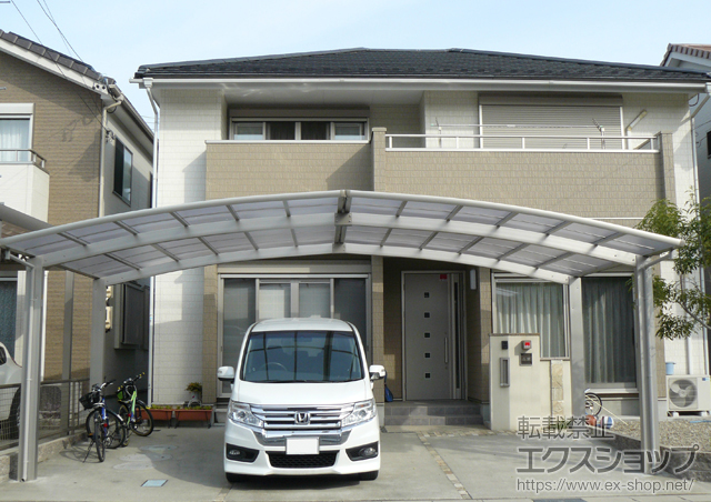 愛知県弥富市ののカーポート レイナトリプルポートグラン　積雪〜20cm対応 施工例