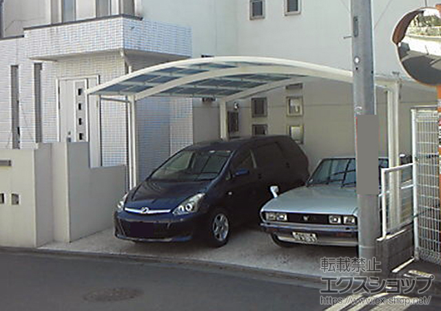 神奈川県藤沢市ののカーポート レイナツインポートグラン　積雪〜20cm対応 施工例