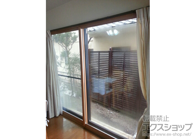 東京都武蔵野市のの二重窓（内窓） インプラス(ダストバリア)引き違い窓2枚建て 施工例