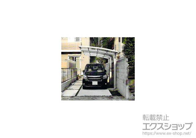 東京都町田市ののカーポート レイナポートグラン 延長　積雪〜20cm対応 施工例
