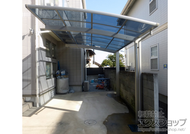 千葉県松戸市ののカーポート プレシオスポート 積雪〜20cm対応 施工例