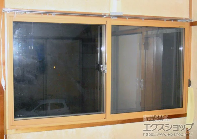 愛知県丹羽郡扶桑町のLIXIL リクシル（トステム）の内窓（二重窓・二重サッシ） インプラス ダストバリア仕様 引違い窓 2枚建 施工例