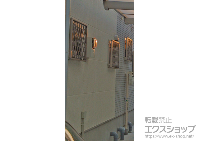 埼玉県ふじみ野市のLIXIL リクシル（トステム）の面格子・窓格子 アルミ格子 ヒシクロス 施工例