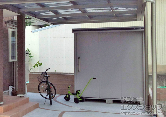 兵庫県明石市のの物置・屋外倉庫 エルモ 一般型 施工例