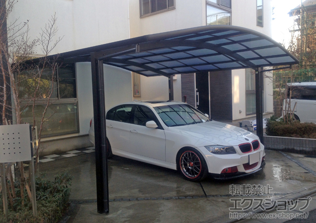 神奈川県横浜市ののカーポート レイナツインポートグラン　積雪〜20cm対応 施工例