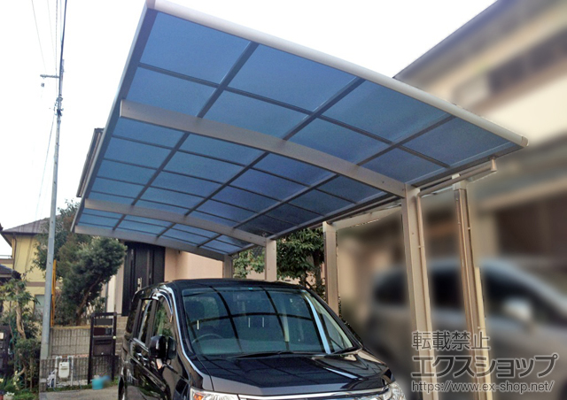 奈良県北葛城郡王寺町ののカーポート レイナポートグラン 延長　積雪〜20cm対応 施工例