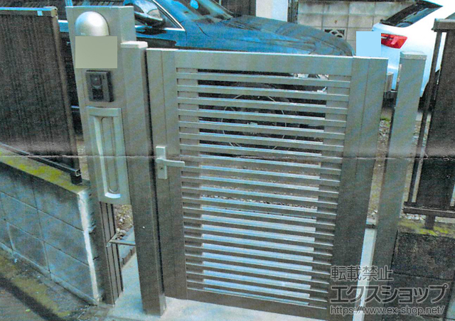 東京都葛飾区のの機能門柱・ポスト スクリーンファンクションユニット ベーシックタイプ 施工例