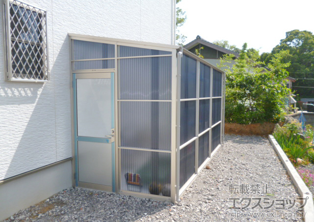 三重県志摩市ののストックヤード ストックヤードII 両側ドア付きタイプ 積雪〜20cm対応 施工例