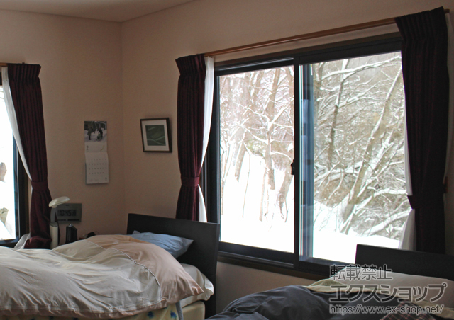 長野県北佐久郡軽井沢町のの二重窓（内窓） インプラス ダストバリア仕様 引違い窓 施工例