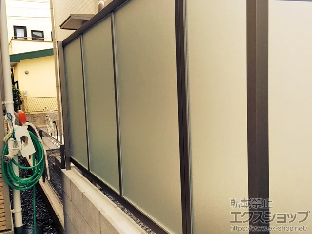 ��ʌ��������܎s��LIXIL ���N�V��(TOEX)�̃t�F���X�E��E�� ���C�V�X�t�F���X P�^ �|���J�[�{�l�[�g �t���[�|�[���^�C�v �{�H��