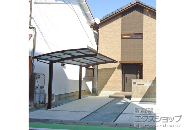 愛媛県大洲市ののカーポート レイナポートグラン　積雪〜20cm対応 施工例