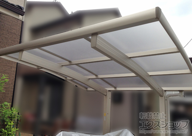 奈良県桜井市ののサイクルポート・駐輪場 レイナポートグランミニ 積雪〜20cm対応 施工例