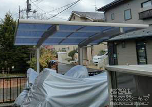 神奈川県小田原市ののサイクルポート・駐輪場 プレシオスポート ミニ 積雪〜20cm対応 施工例