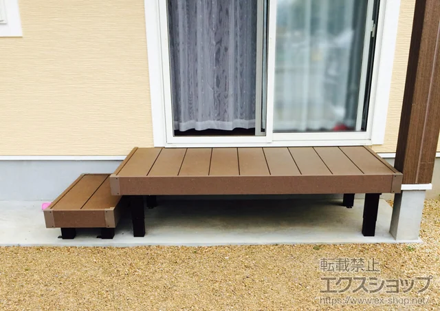 長崎県西彼杵郡時津町のYKKAPのウッドデッキ リウッドデッキ 200 施工例