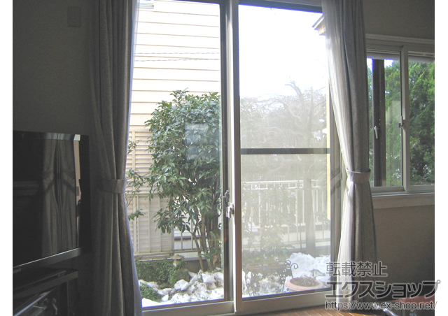 埼玉県入間市のの二重窓（内窓） インプラス ダストバリア仕様 引違い窓 2枚建 施工例