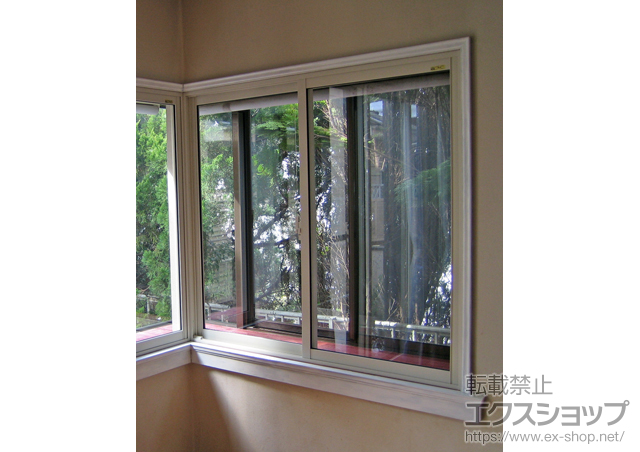 埼玉県入間市のの二重窓（内窓） インプラス ダストバリア仕様 引違い窓 2枚建 施工例