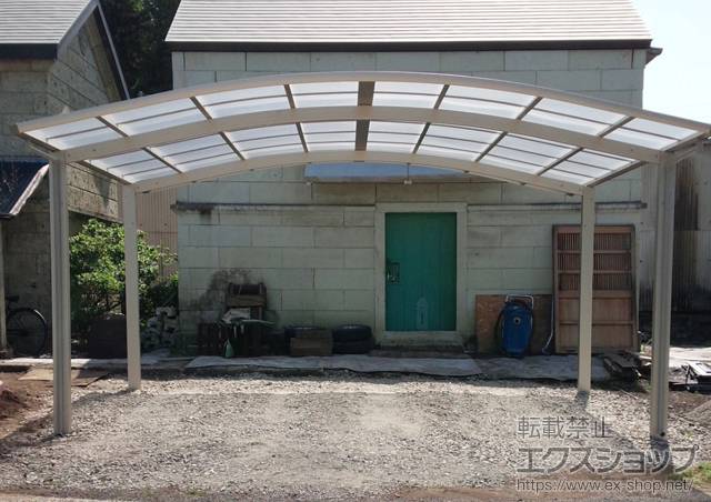 栃木県宇都宮市ののカーポート レイナツインポートグラン　積雪〜20cm対応 施工例