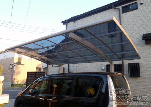 千葉県松戸市ののカーポート プレシオスポート 積雪〜20cm対応 施工例