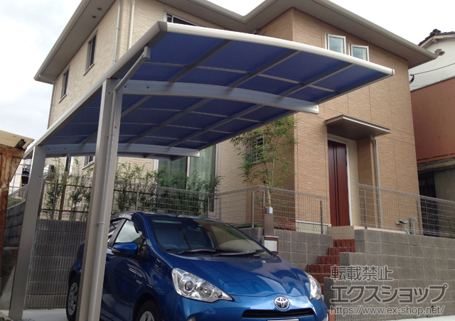 福岡県春日市ののカーポート プレシオスポート 積雪〜20cm対応 施工例