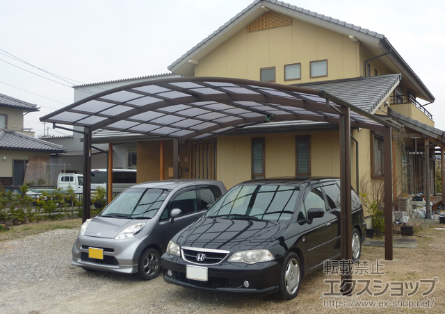 愛知県豊田市ののカーポート レイナツインポートグラン　積雪〜20cm対応 施工例