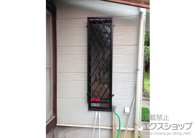 千葉県市原市のの面格子・窓格子 アルミ面格子 ヒシクロス 施工例