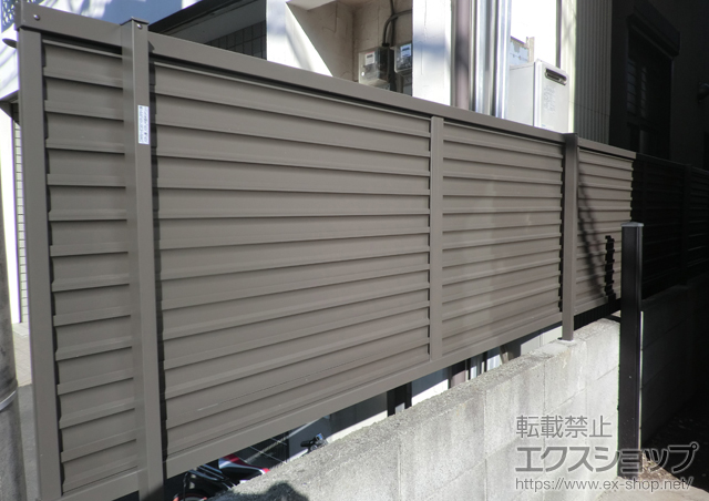 神奈川県横須賀市ののフェンス・柵 プリレオR9型フェンス フリーポールタイプ 施工例