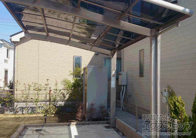 東京都清瀬市ののバルコニー・ベランダ屋根、カーポート カーブポートシグマIII 積雪〜20cm対応 施工例