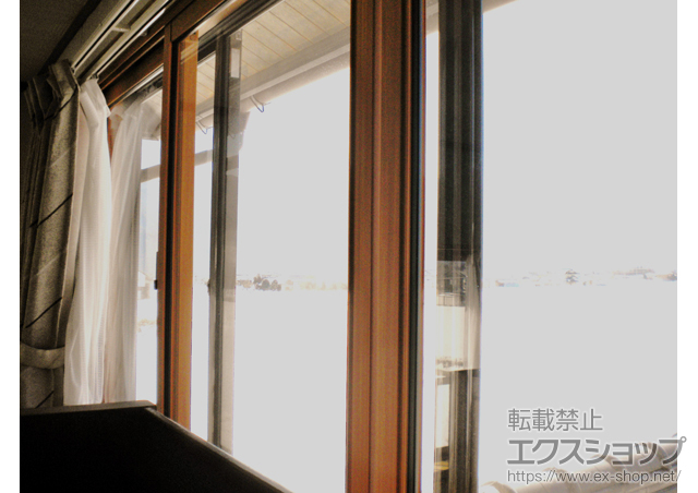 長野県駒ヶ根市のの二重窓（内窓） インプラス(ダストバリア)引違窓4枚建 施工例