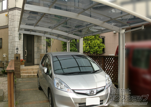 東京都三鷹市ののカーポート レイナポートグラン 延長　積雪〜20cm対応 施工例