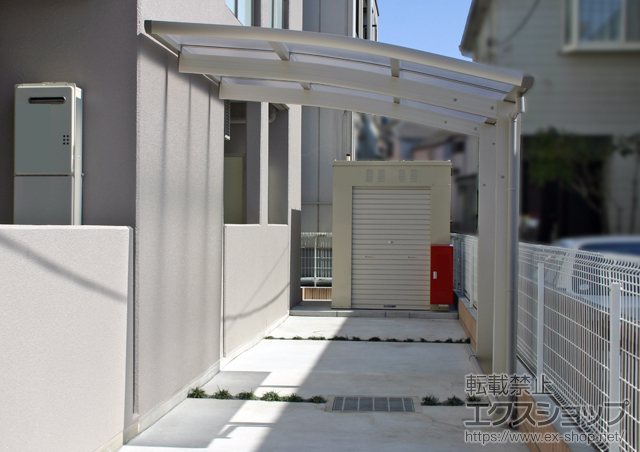 東京都福生市ののサイクルポート・駐輪場 レイナポートグランミニ 積雪〜20cm対応 施工例