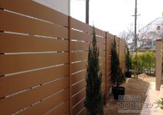 兵庫県三田市ののフェンス・柵 モクプラボード 施工例