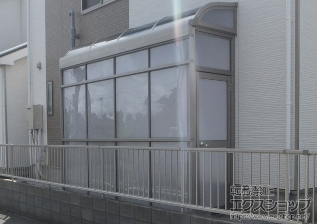 埼玉県入間市ののストックヤード サンクストックヤード R型 パネルタイプ 単体 積雪〜20cm対応 施工例