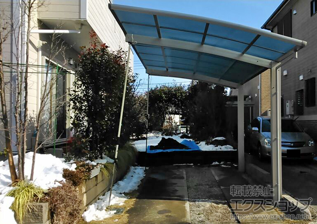 千葉県野田市ののカーポート レイナポートグラン　積雪〜20cm対応 施工例