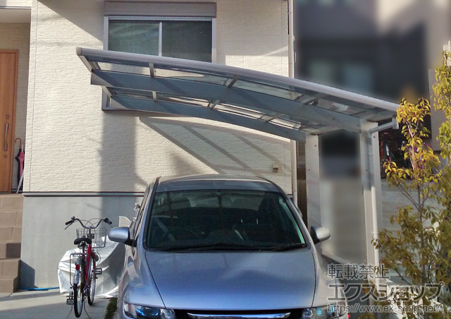 大阪府吹田市ののカーポート プレシオスポート 積雪〜20cm対応 施工例