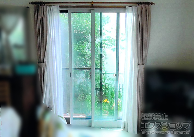 千葉県船橋市のの二重窓（内窓） インプラス(ダストバリア) 引違い窓2枚建 施工例